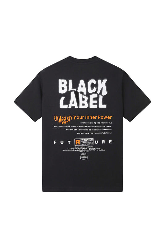 Men Black Label "UNLEASH" T-Shirt