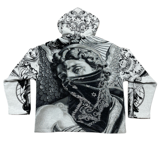 Rebel Minds Hoodie - Masked Angel Tapestry