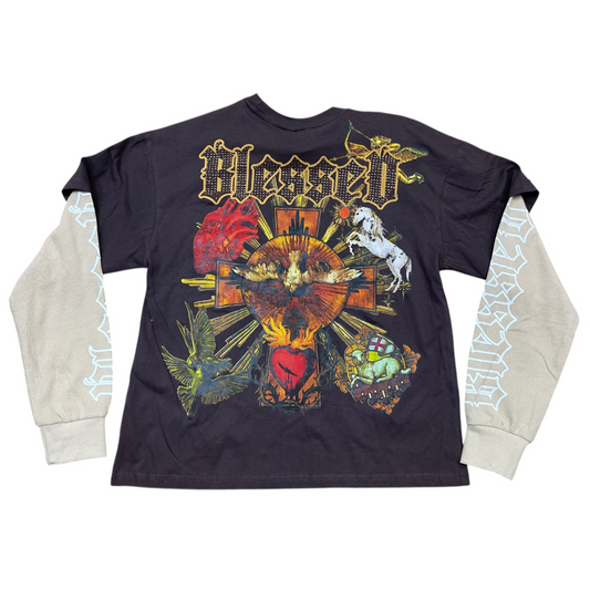 Rebel Minds Shirt - Blessed- Brown - 152-241