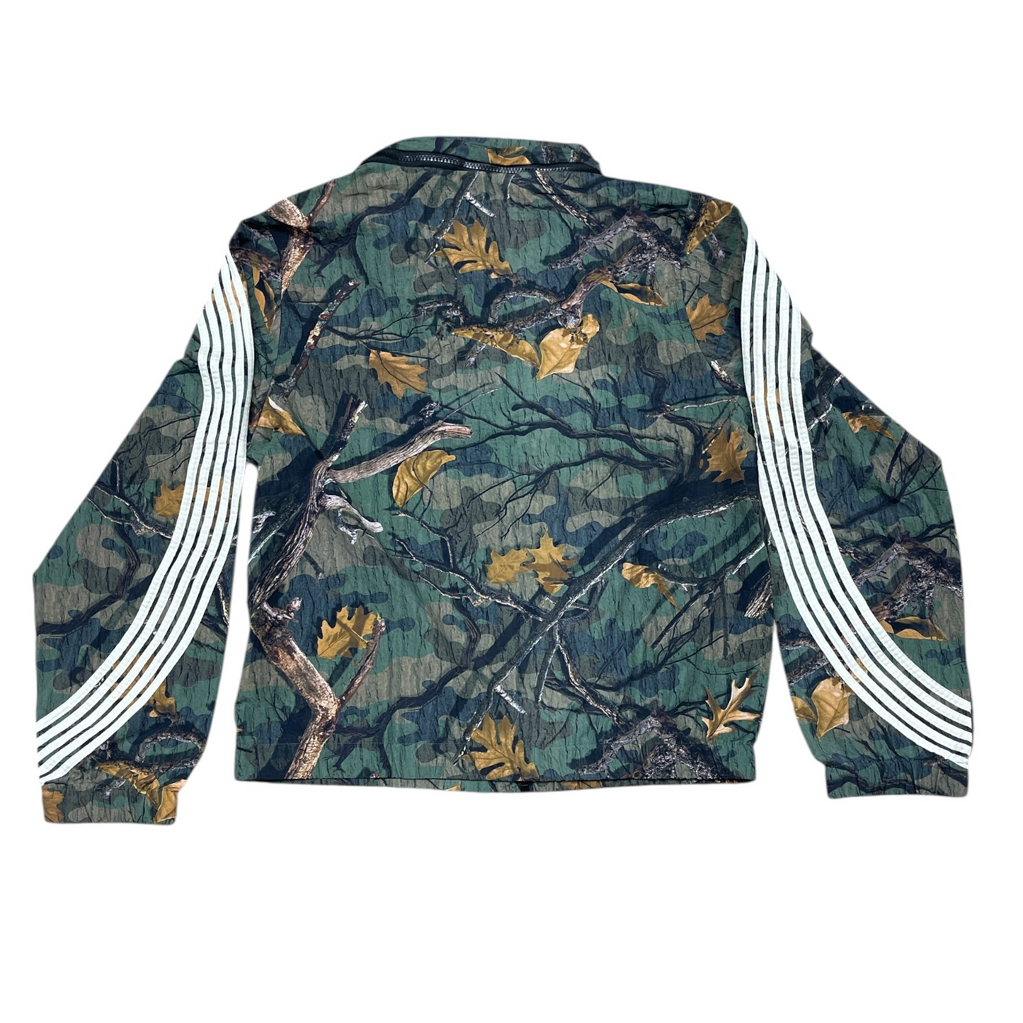 Hunter wood Camo Windbreaker Jacket stripped