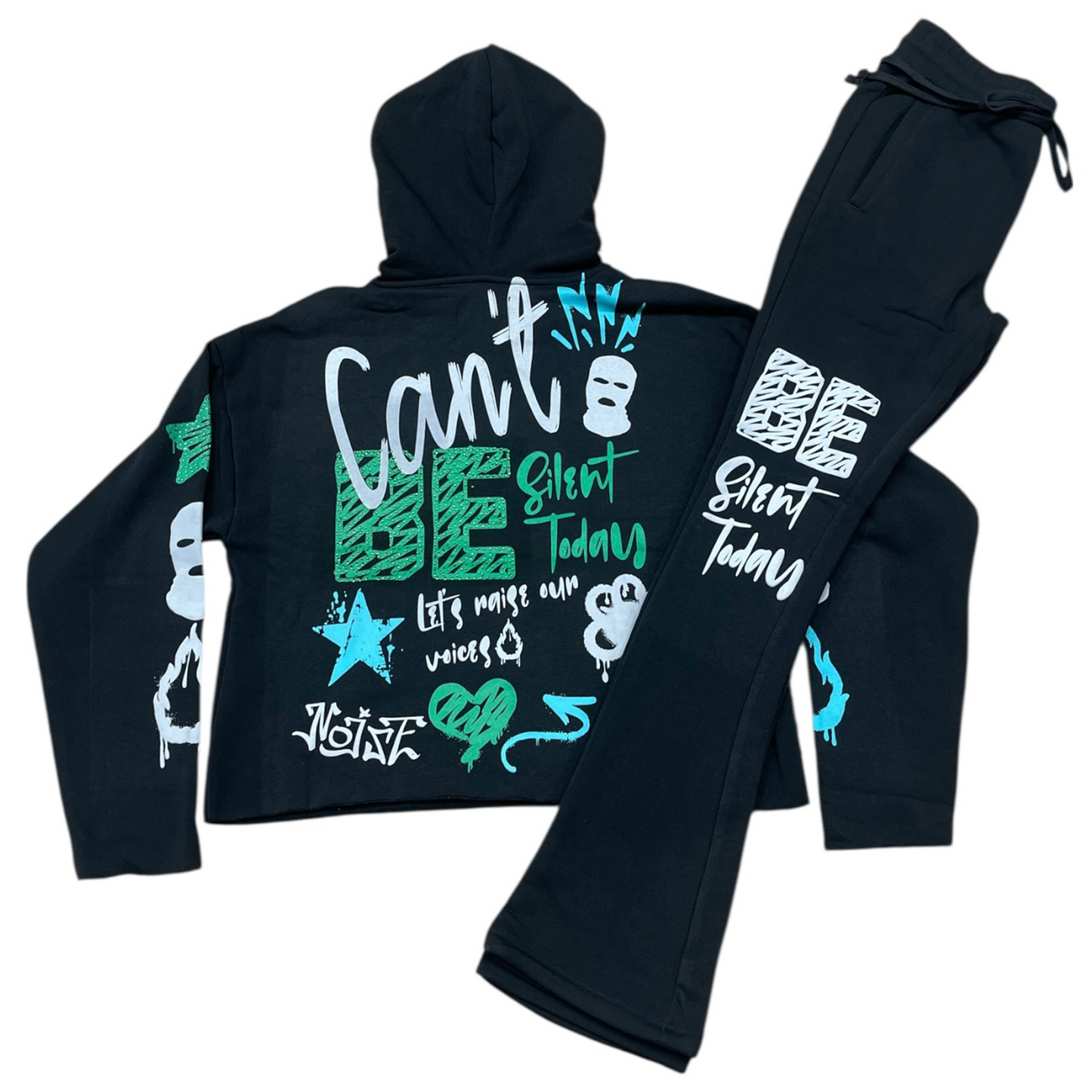 Cant Be Crop set black