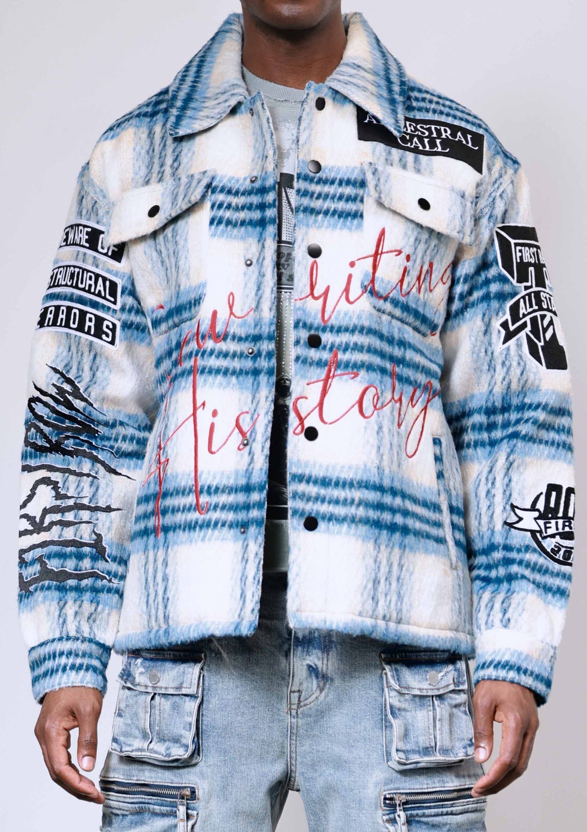 ANCESTRAL CALL SHACKET BLUE