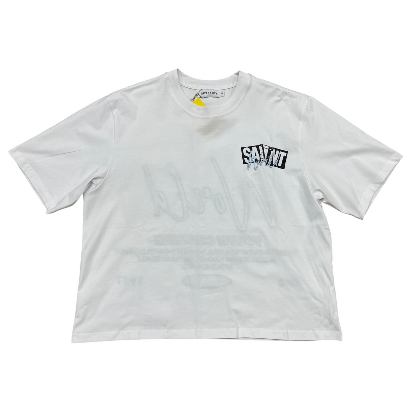 Saint Tee white  blue