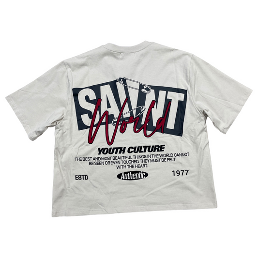Saint Tee white  toffee