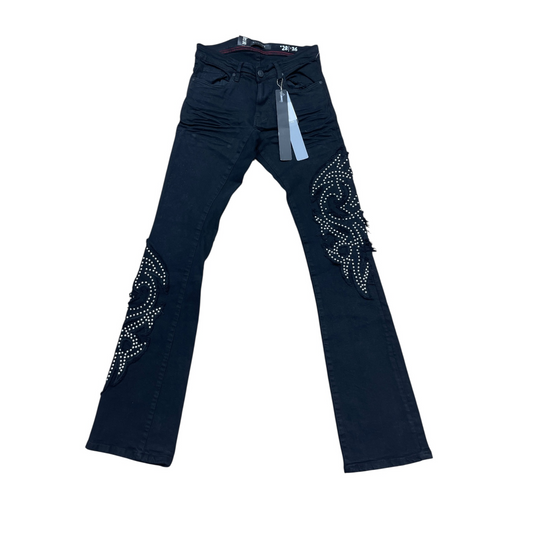 Arktype Jeans vintage Tribal rivets Black