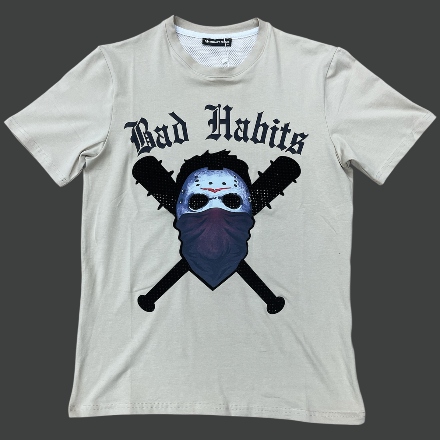 Money Club Bad Habit Tee black  wheat