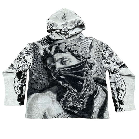 Rebel Minds Hoodie - Masked Angel Tapestry