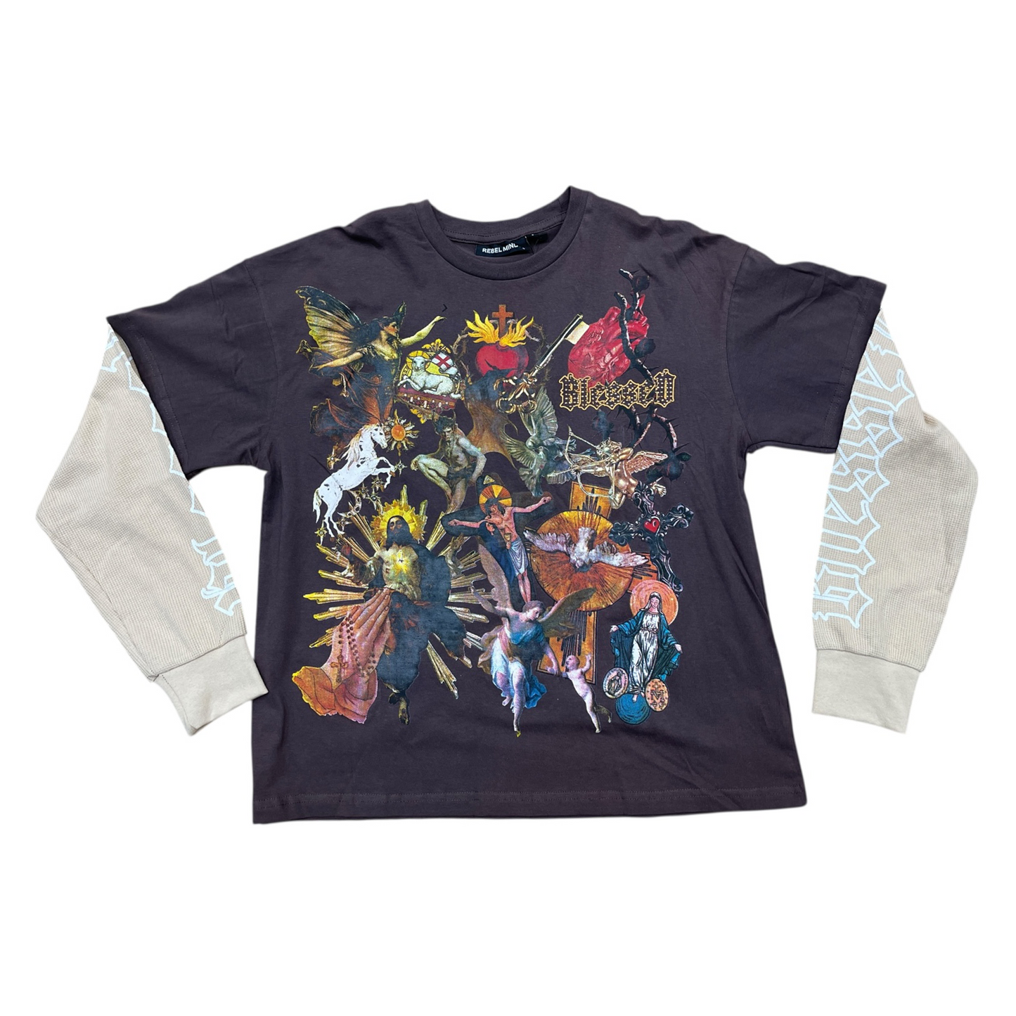 Rebel Minds Shirt - Blessed- Brown - 152-241