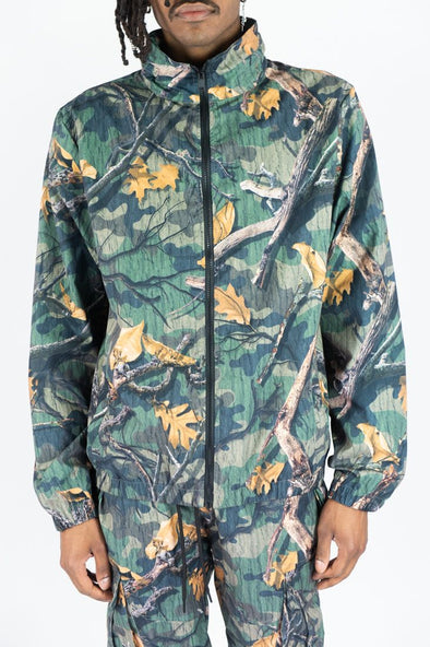 Rebel Minds Hunter Camo Zipup Windbreaker Jacket