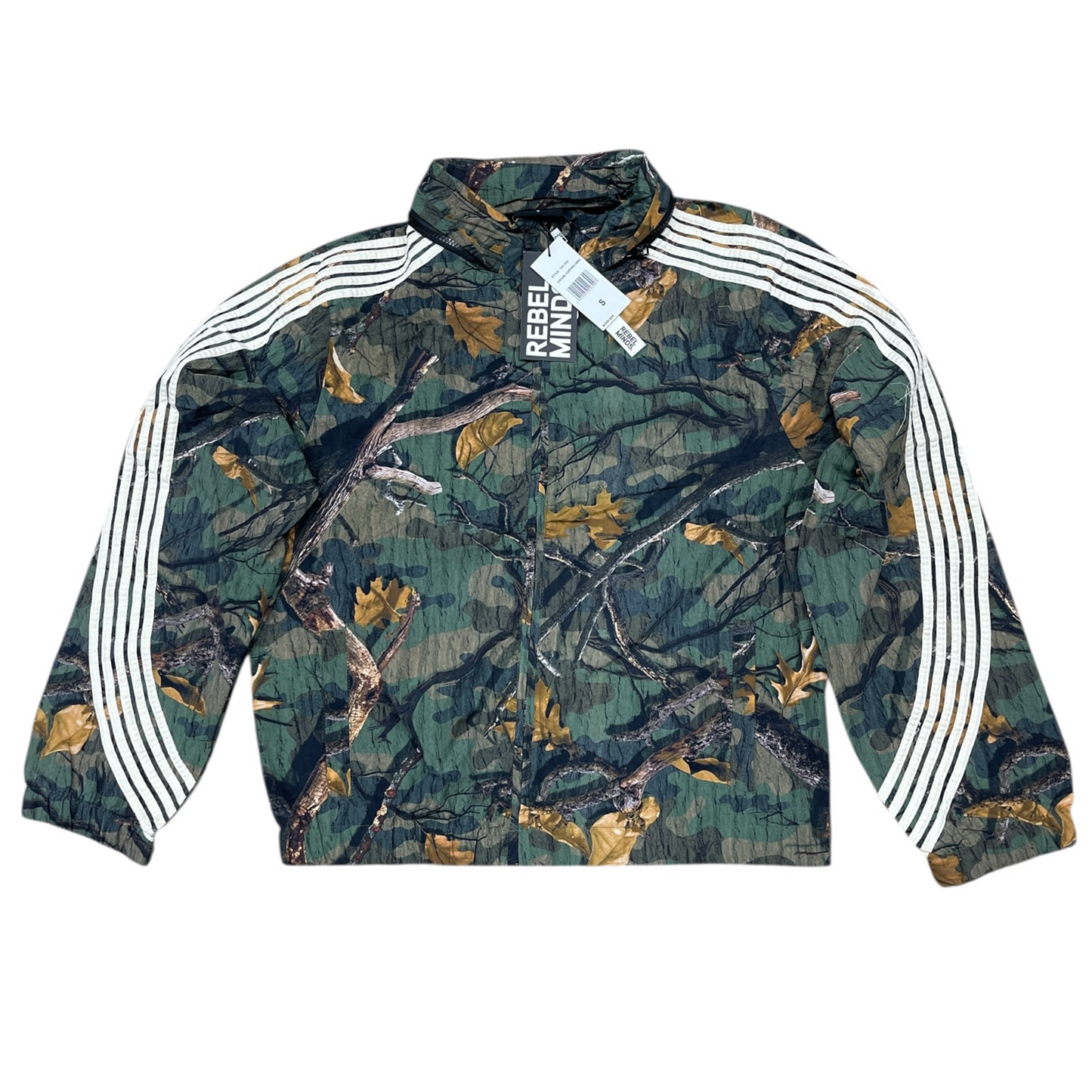 Hunter  wood Camo Windbreaker Jacket stripped