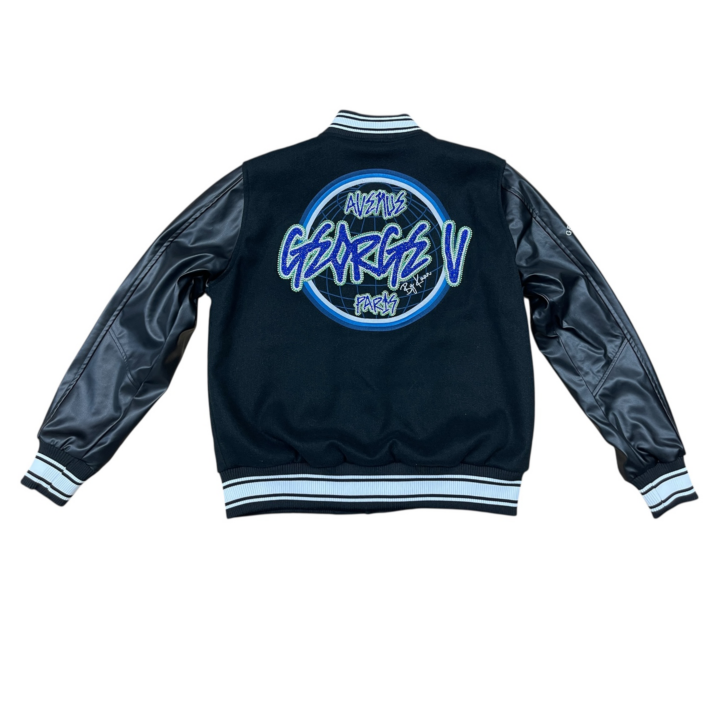 George V Jacket - Bright Future Varsity - Black