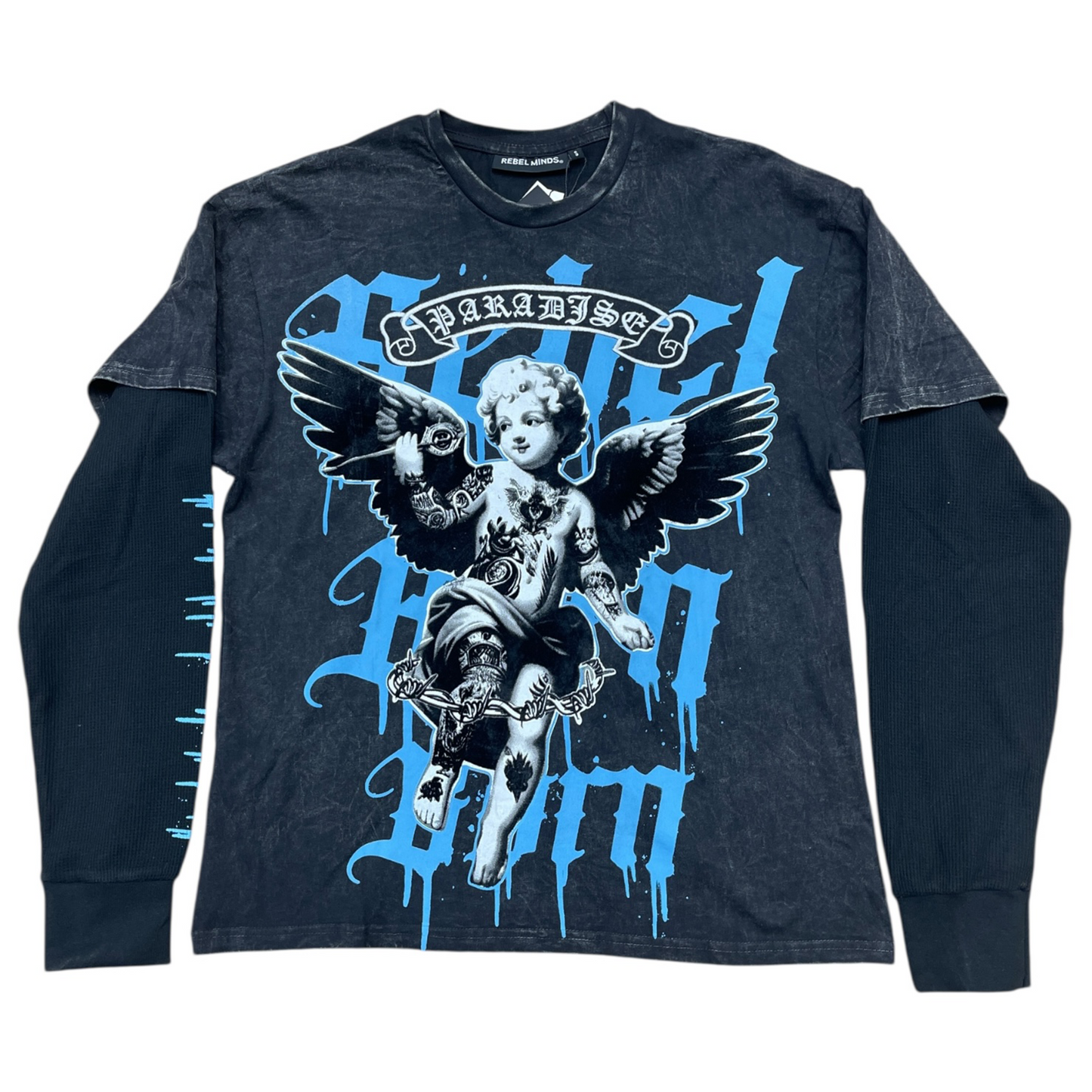 Rebel Minds Shirt - Paradise Angle - black - 152-210 (Copy)