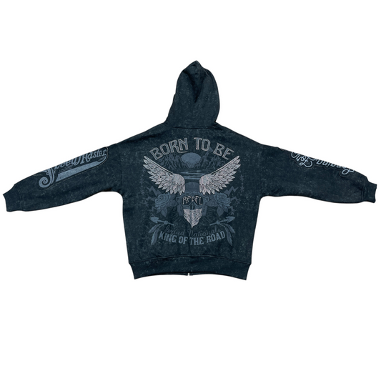 REBEL MINDS BORN TO BE HOODIE